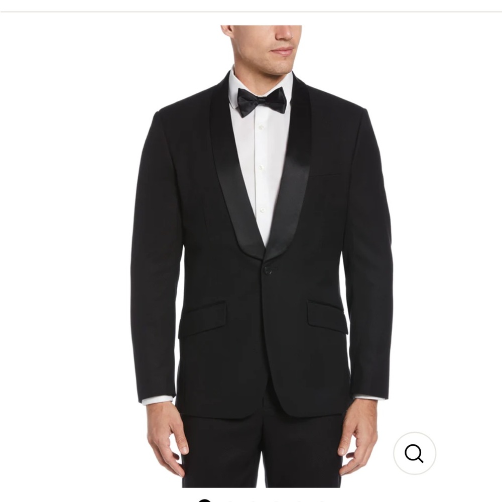 NWT Perry Ellis Slim Fit Textured Tuxedo Jacket